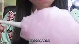 两个小孩自制巨大棉花糖恶搞路人路人一脸蒙这是什么鬼