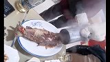 岳阳楼新菜品钢管烤鱼，一股重金属的味道