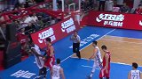 CBA-1819赛季-八一悍将暂停时怒喷王治郅 上场后吃T怒摔毛巾-花絮