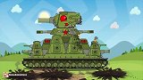 坦克世界搞笑动画：前后夹击，再厉害也无能为力