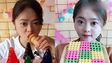 小美女试吃：果冻冰淇淋、巧克力， 吃出幸福的味道