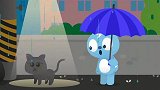迷你特工队：下雨天弗特救回一只流浪猫