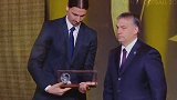 2013国际足联 颁奖典礼，c罗 夺金球奖梅西 伊布