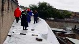 山西：塌了！平遥古城墙因强降雨局部坍塌