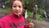 吓啦我一跳，从石崖上滑下来！真是太危险了，拿命去挣钱！