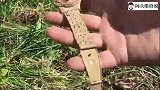 割草时捡到一块金表高兴坏了，翻新完戴上气质都不一样了