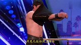 达人秀：壮汉用生命表演，简直命悬一线，评委纷纷捂眼不敢看！