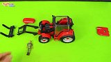 一起来组装拖拉机，小朋友用最爱的拖拉机帮农民伯伯干活