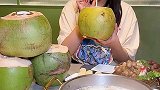 为了吃上这颗10的椰子，从北京飞到了三亚王思聪 椰子鸡 dou是干fun人 美食