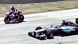 在F1赛车面前，什么秒杀布加迪的重机车都是浮云