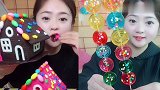 美女直播吃巧克力房子、果冻，口味任意选，超过瘾