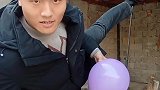 打炸气球怎么样，突发灵感拍一个吧