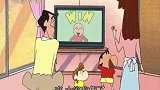 小新小葵做妮妮妈妈家的孩子，小新觉得妮妮妈妈做的料理很缠人