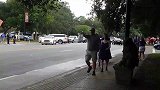 树人恐吓恶作剧，伪装成树人捉弄路人，美女非常的害怕