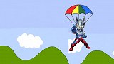 动画剧场：巫婆剪断了降落伞的绳子，塞罗奥特曼会掉下来吗？