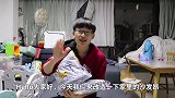 奶爸测评网络上很火的沙发套，家里沙发立马变样，像新买的一样