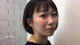 35岁女士，长发剪成波波头，立马大变样，时尚翻倍
