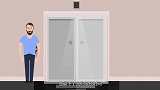 电梯故障即将落地时，向上跳跃就能救命？动画演示全过程！