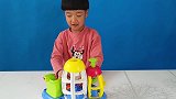 亲子互动捏彩泥玩具，美味大蛋糕喂饥饿爸爸！