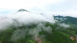 航拍山川云山雾绕实拍视频