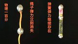 没想到绳子弹簧区别这么大！什么物理原理
