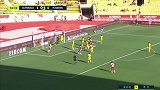 第15分钟摩纳哥球员巴迪亚希勒射门 - 击中门框