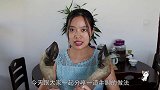 农村姑娘买了两个牛脚，在家炖了三个小时，香气四溢