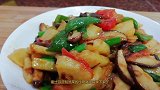 好吃的素菜，茄汁土豆片，香气扑鼻，酸甜味美