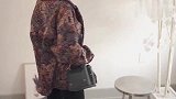 初春战袍皮衣篇，复古高级温柔机车夹克套装，上身是真心喜欢