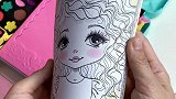 送给女儿的公主化妆玩具，安安静静在那玩了大半天