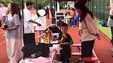 张琳芃爱妻发布社媒：记录两小只陪爸爸来复旦大学做活动的一天