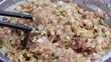 饺子好吃调馅是关键，教你饭店不外传绝招，肉馅鲜香味美不腥不柴