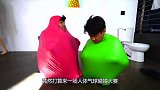 气球也能当做碰碰车？小伙大胆一试，场面不受控制！
