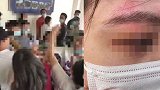 上海欢乐谷女游客劝阻男子插队反被打 警方：打人者已行拘