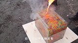 20000颗水宝宝丢进锅里炸，水宝宝会成啥样？下一秒别眨眼