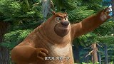 熊出没：熊熊们发明3d照片，大家把黑风照的挺帅！