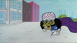 飞天小女警：小女警大大的眼睛，萌哒哒瞅着魔人啾啾，样子好可爱
