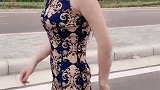网红妹子穿旗袍，真是气质唯美！
