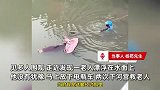 骑手回应送餐时2次跳河救老人：水很深就想把人拉上来，超时12分钟顾客没给差评