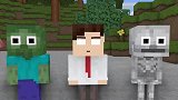 Minecraft动画《翻转水瓶》，女生队VS男生队！