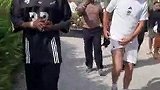 博格巴和齐达内一起参加活动