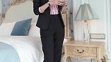 面试穿搭，商务修身的优雅小西服，展示都市女性的干练与魅力