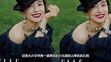 宋茜宫廷风登封戴礼帽涂红唇精致优雅五大刊准满贯