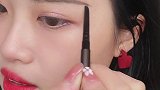 3步轻松搞定高低眉！！通过化妆真的可以改善五官不完美诶～化妆教程 新手眉笔 干货