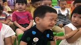 儿子第一次上幼儿园，回答完老师，又接着哭，为娘既心疼又想笑