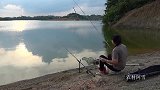 阿雪水库钓鱼，第一次10秒上鱼，这里的鱼口太猛了