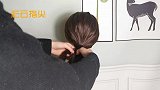 如果您是齐肩发女生，可以试试这样扎发，简单大方又好看