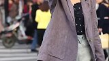 小姐姐这颜值，你觉着怎么样街拍穿搭