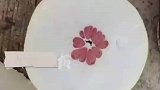 复仇版柚子果肉如印花，网友：公摊面积有点大