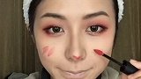 昨天看到这个冬季冻人妆特效好好看，赶紧出了一个仿妆